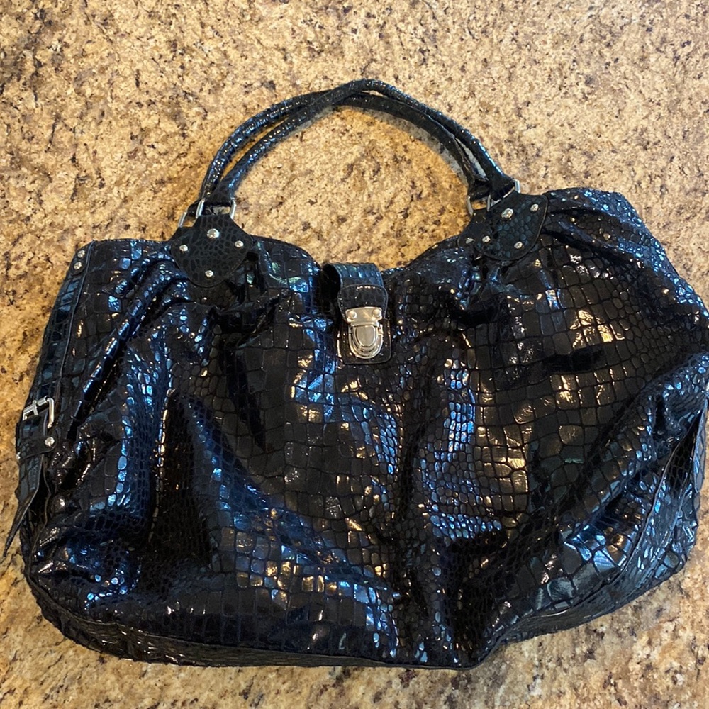 Barneys New York Black Satchel